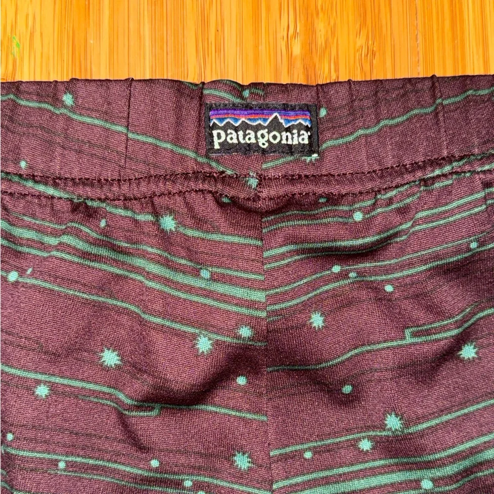 Patagonia VTG Starburst Performance Base Layer Capilene Wide Leg Pants XS - Picture 4 of 7